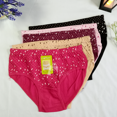 Printed Multicolor Panty for Women Soft Cotton Stretchable Penty for Girls Everyday Comfort