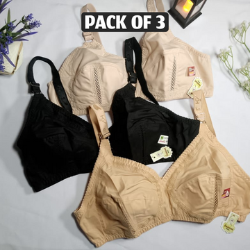 Armani Cotton Bra Pack of 3