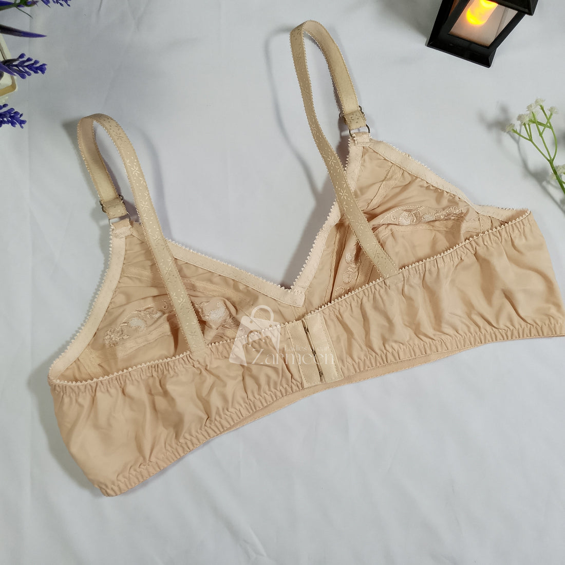 Embroidery Cotton Bra