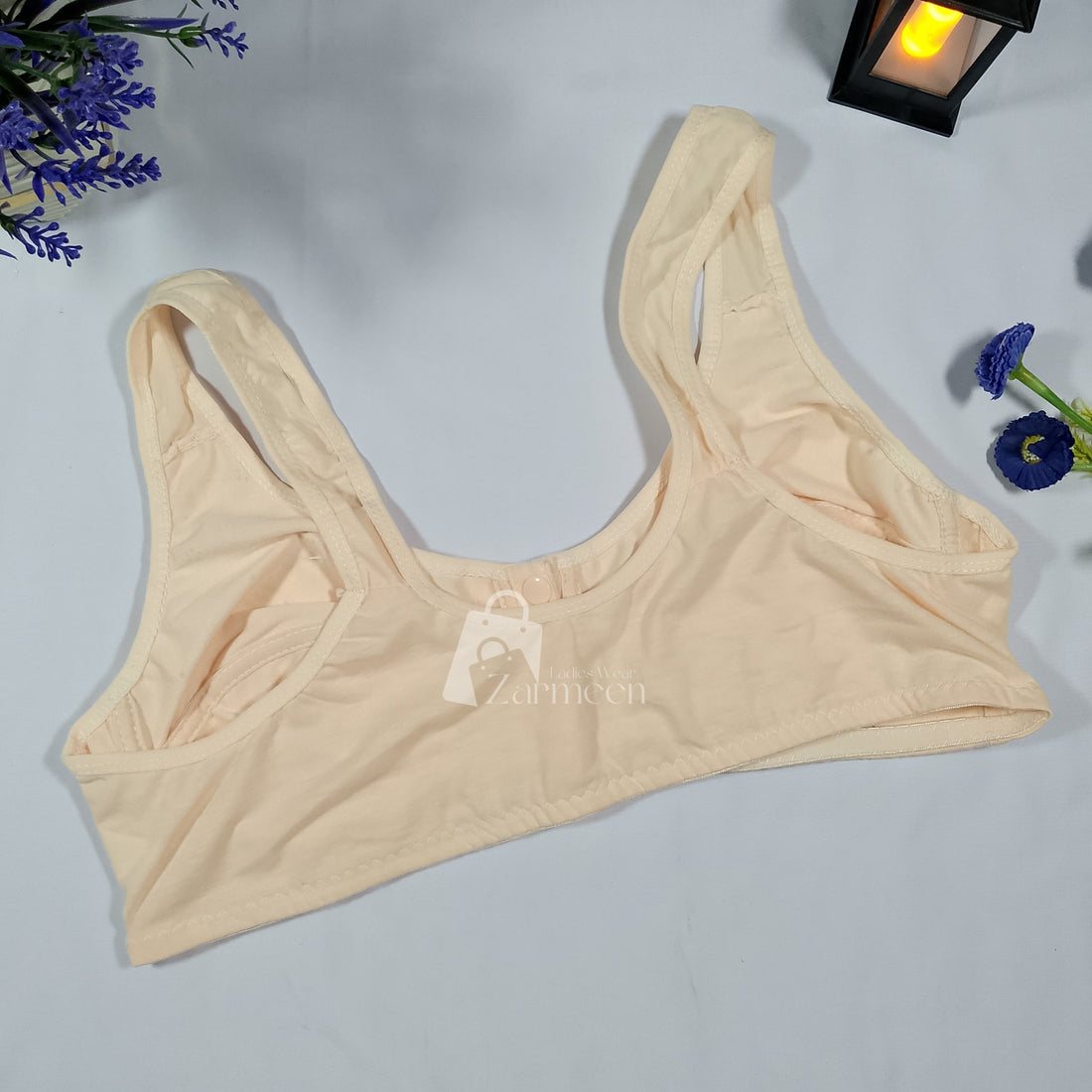 Front Open Soft Fabric Bra