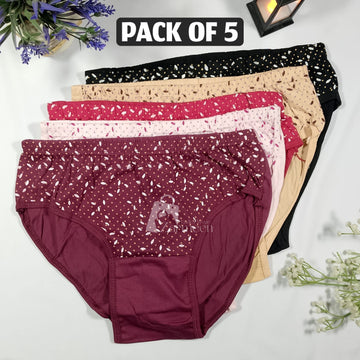 Printed Cotton Panty Pack of 5