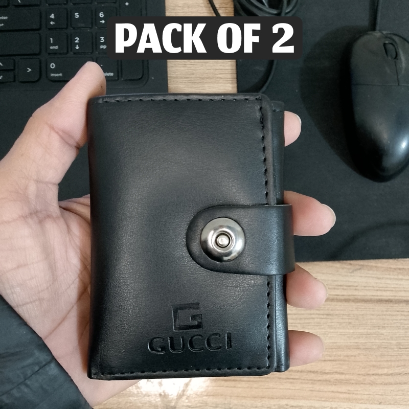 GUCCI Bi-Fold Wallet Pack of 2