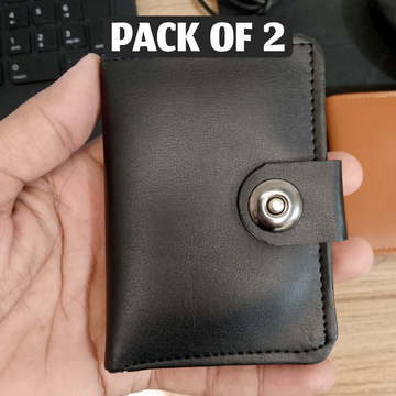 Small Wallet with Button Pack of 2